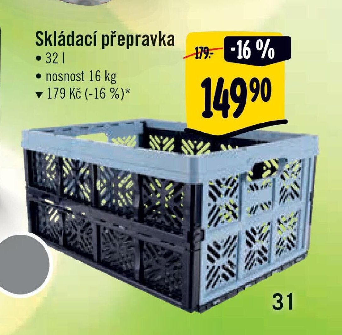 Skládací přepravka