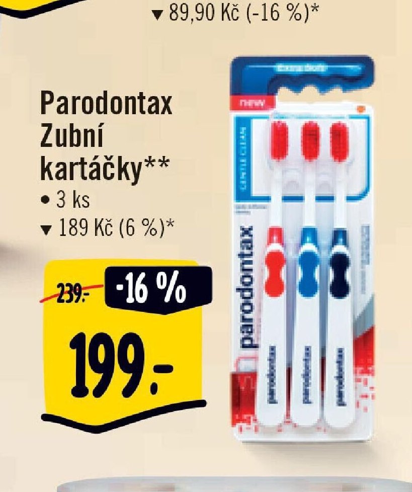 Parodontax Zubní kartáčky