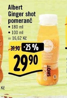Albert Ginger shot pomeranč