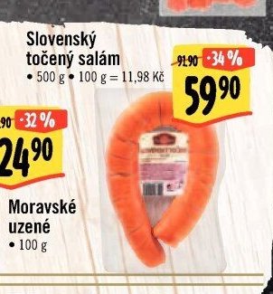Slovenský točený salám