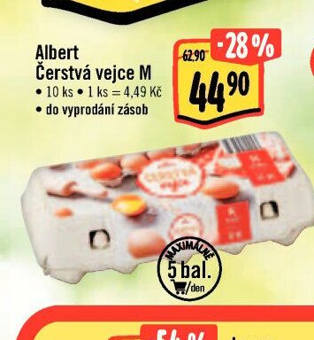 Albert Čerstvá vejce M