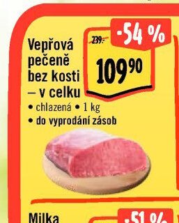 Vepřová pečeně bez kosti