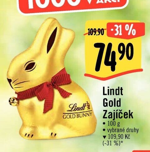 Lindt Gold Zajíček