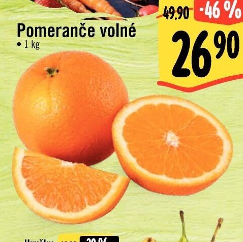 Pomeranče volné