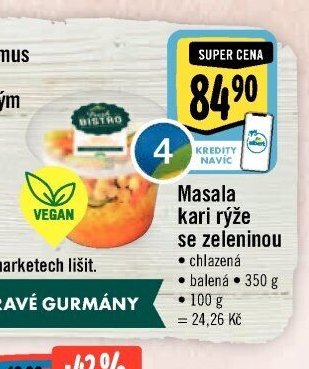 Masala kari rýže se zeleninou