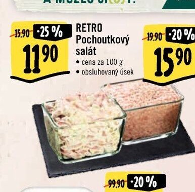RETRO Pochoutkový salát