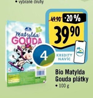 Bio Matylda Gouda plátky