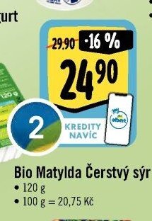 Bio Matylda Čerstvý sýr
