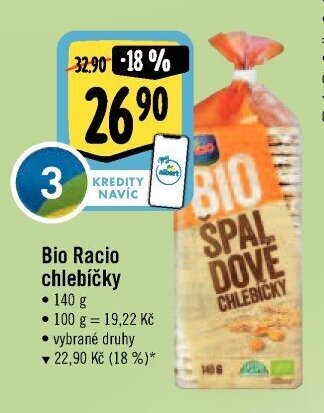 Bio Racio chlebíčky
