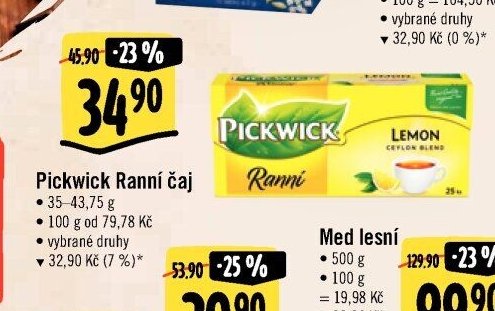 Pickwick Ranní čaj