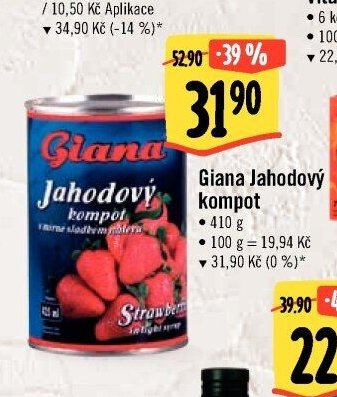 Giana Jahodový kompot