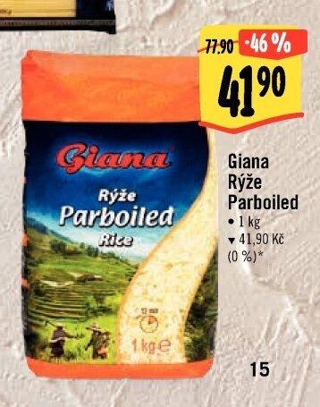 Giana Rýže Parboiled