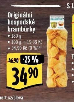 Originální hospodské brambůrky