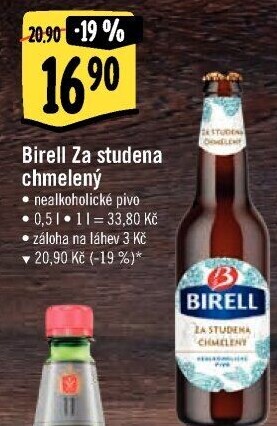 Nealkoholické pivo za studena chmelený Birell
