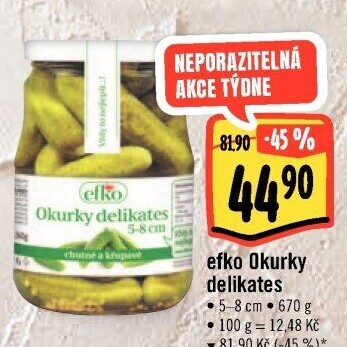 Okurky Efko