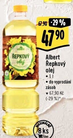 Řepkový olej Albert