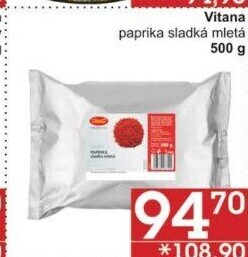 Koření Paprika sladká Vitana
