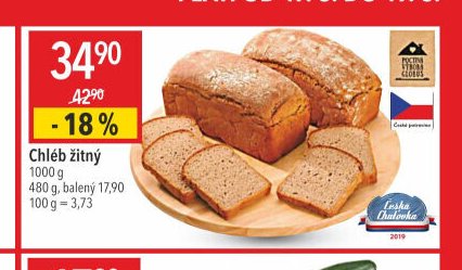 Chléb žitný 1000 g