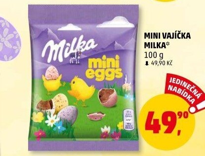 Čokoládová vajíčka mini Milka