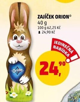 Čokoládový zajíc Orion