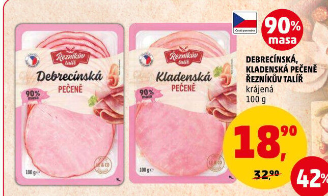 Debrecínská pečeně Řezníkův talíř