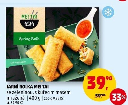 Jarní rolky mražené Mei Tai Asia