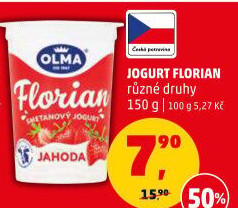 Jogurt smetanový Florian Olma