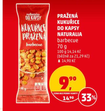 Kukuřice pražená barbecue Naturalia