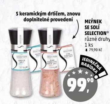 Mlýnek se solí Selection