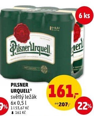 Pivo Pilsner Urquell