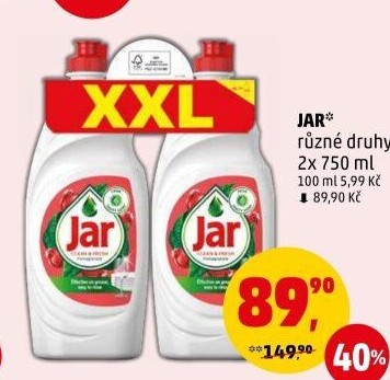 Prostředek na nádobí Jar