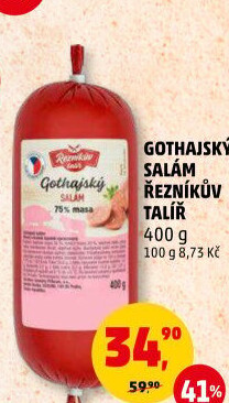 Salám Gothaj Řezníkův talíř