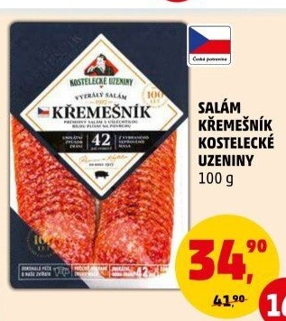 Salám Křemešník kostelecký Kostelecké uzeniny