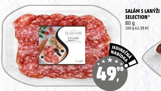 Salám s lanýži Selection