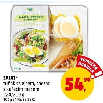 Salát s tuňákem a vejcem Polabská zelenina