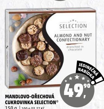 Směs cukrovinek a oříšků Selection