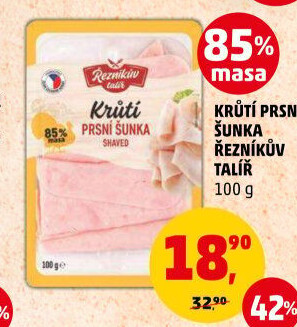 Šunka krůtí prsní Řezníkův talíř