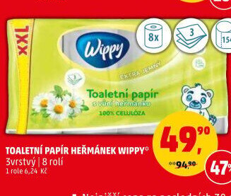 Toaletní papír 3vrstvý Wippy