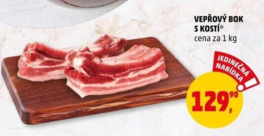 Vepřový bok s kostí