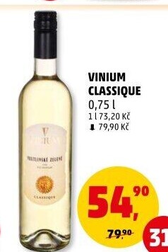 Vína Vinium Classique Velké Pavlovice