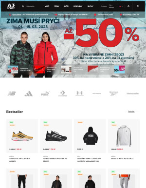 akční leták A3 SPORT 15.3.2023-21.3.2023