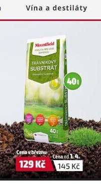 Trávníkový substrát 40l - Mountfield akcniletaky.com