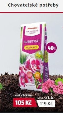 Substrát pro muškáty 40l - Mountfield akcniletaky.com