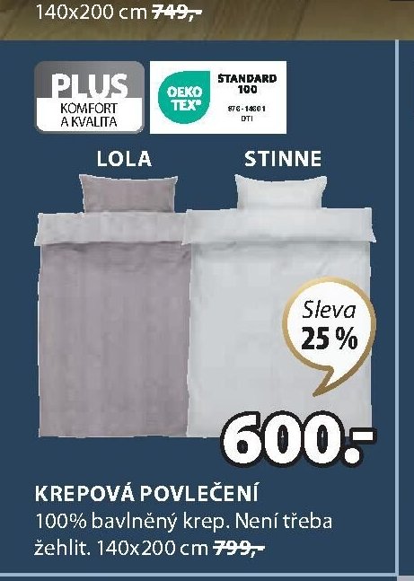 KREPOVÁ POVLEČENÍ LOLA - Jysk akcniletaky.com