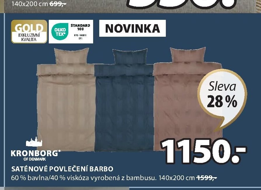 SATÉNOVÉ POVLEČENÍ BARBO - Jysk akcniletaky.com