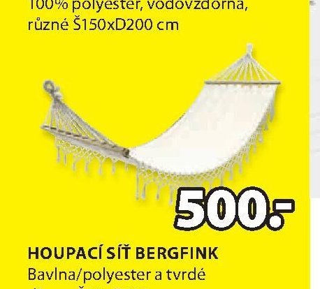 HOUPACÍ SÍŤ BERGFINK - Jysk akcniletaky.com