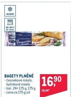 Bageta mražená Coolback