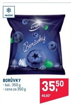 Borůvky mražené Frigo