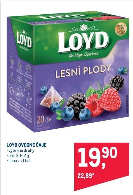 Čaj ovocný Loyd