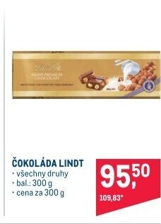 Čokoláda Lindt